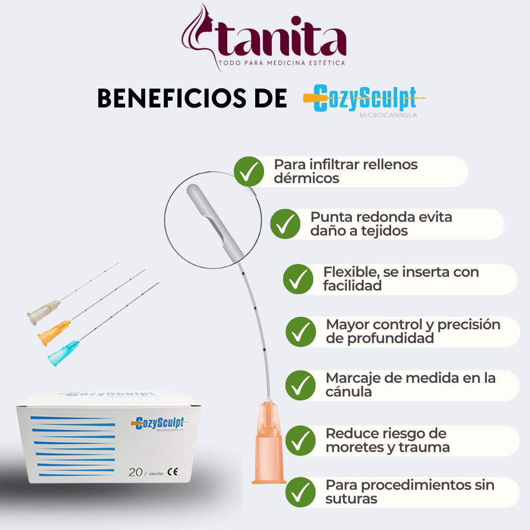 22G*70MM CÁNULAS COZY SCULPT®